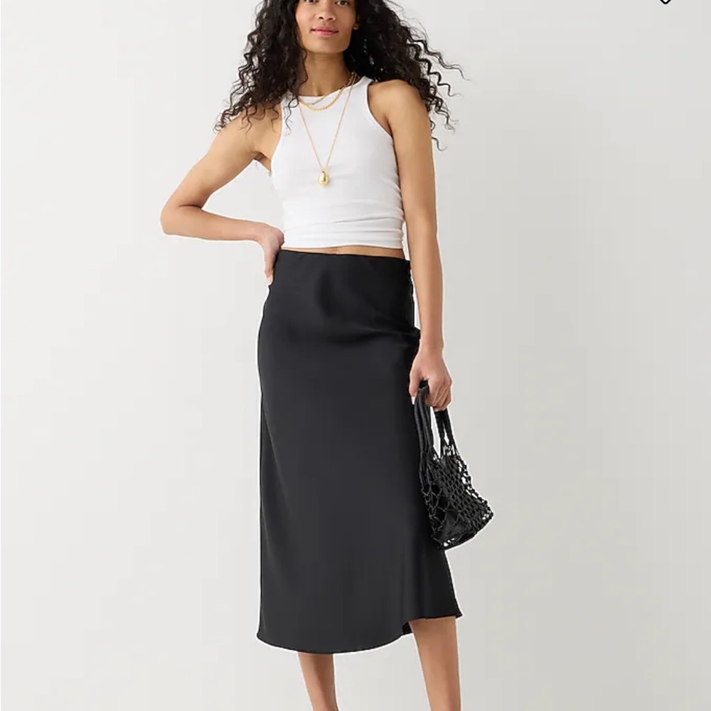 J Crew Gwyneth slip skirt